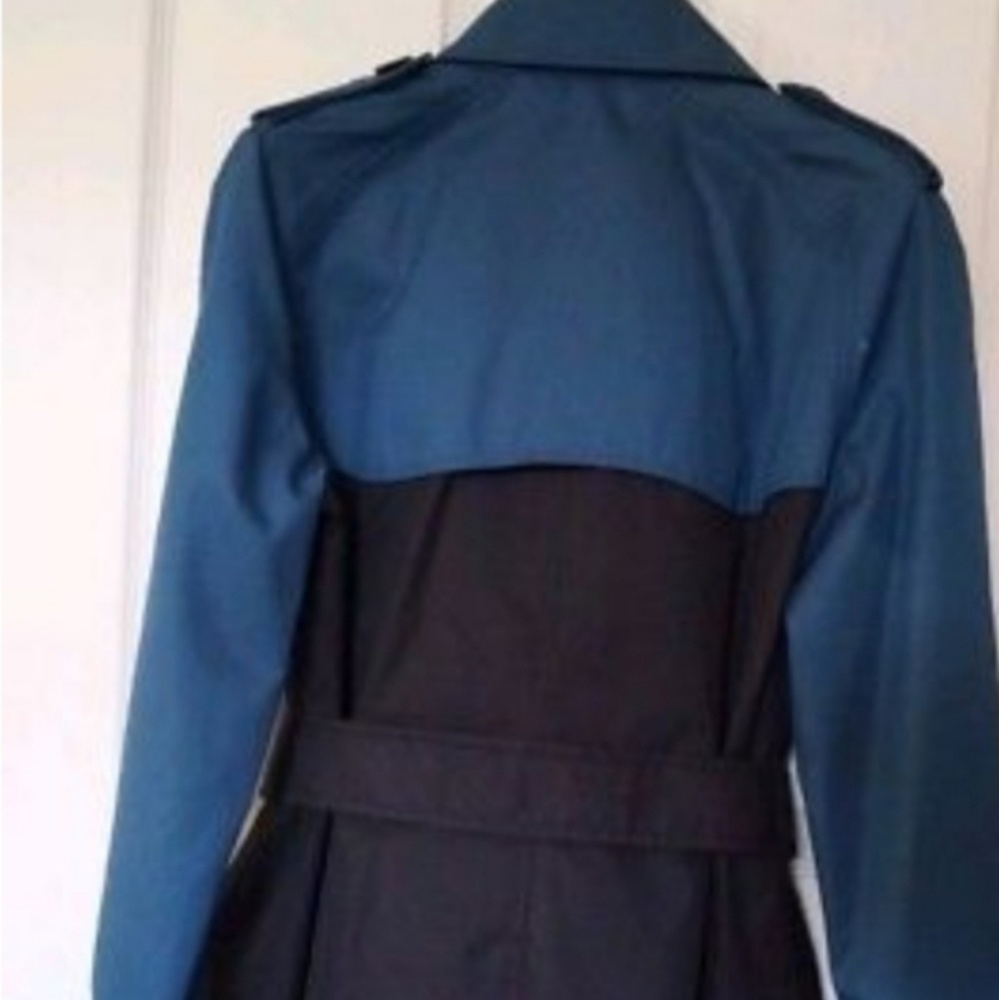 Coach colorblock trench coat